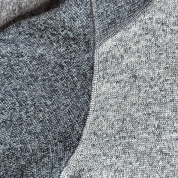 Woolrich Gray Colorblock Better Sweater Knit 1/4 Zip Pullover Men's SZ LG - Picture 4 of 6